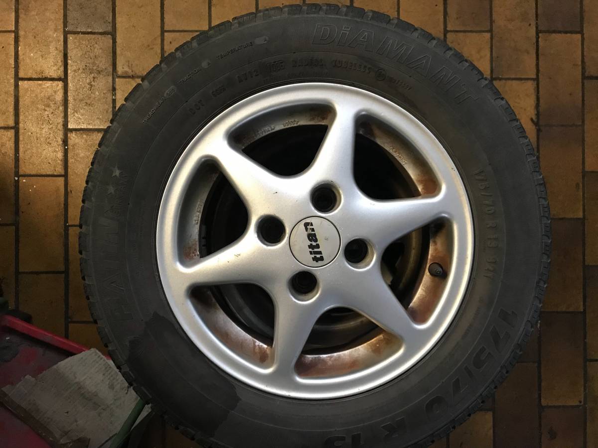 4x Sommerreifen 175/70 R13 auf Alufelge 5.5Jx13H2 ET36 4-Loch - AG Auto ...